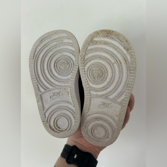 Nike Air Jordan Mid 1 Toddler Olive Green Print Size 5C - Picture 5 of 8